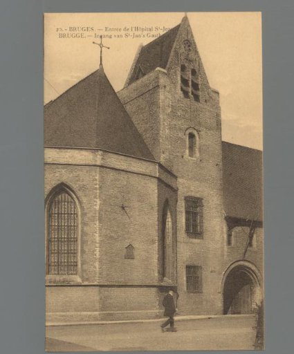 Bruges. Entrance of the St. John's Hospital