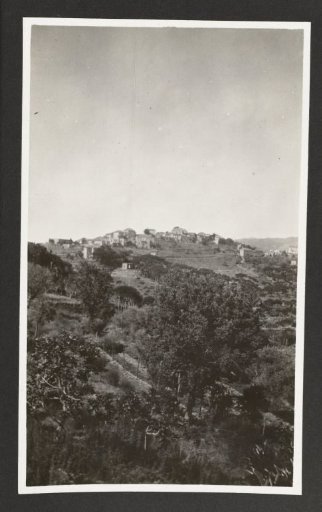 View of the Lebanon mountains at Broumana, Syria