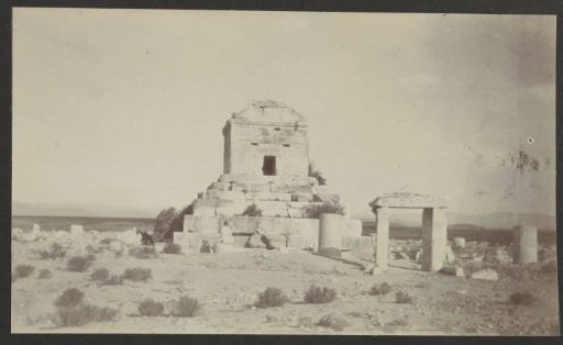 Tomb of Cyrus seen from a distance, Pasargadae, Persia