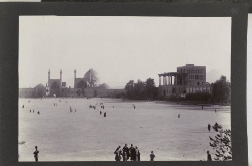View of the Naghsh-e Jahan square, Isfahan, Persia