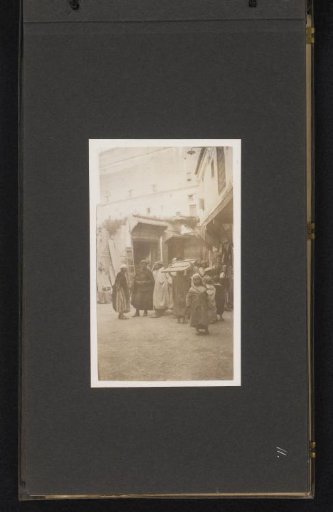 View of a souk in Fez