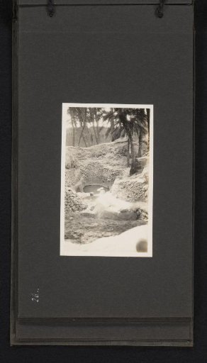 Washing place in a hilly landscape in Oudaghir, Le Figuig