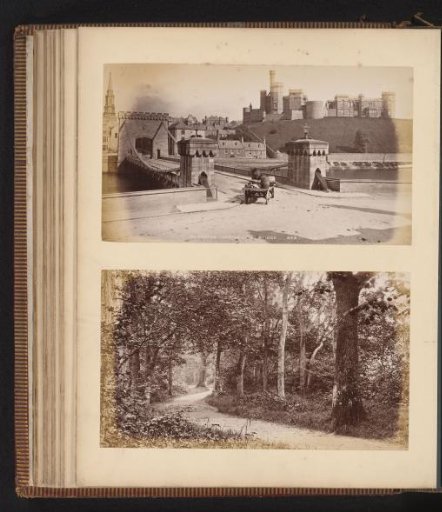 Inverness Castle and View of a Forest Path
