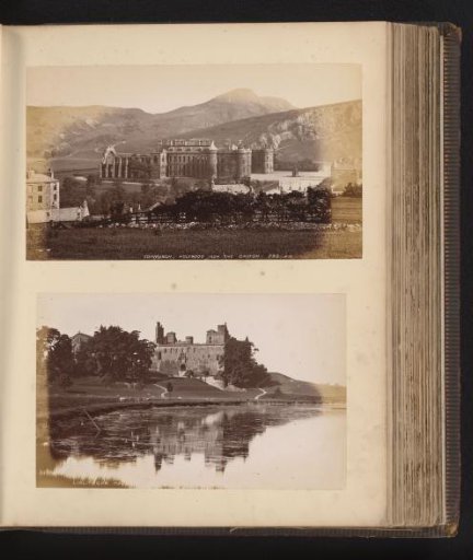 View of Holyrood and Linlithgow Palace