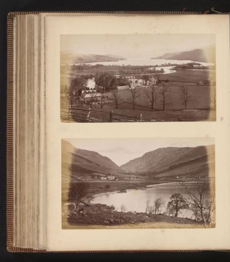 View of Loch Tay from Killin and View of Lochearnhead and Glen Ogle