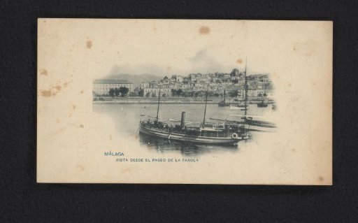 Sailing ships at sea near Málaga