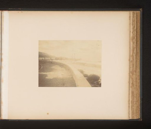 View of a coast with a pier