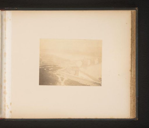 View of the Pont Saint-Bénézet with the Chapel of Saint Nicholas over the Rhône, Probably Seen from the Rocher des Doms Park