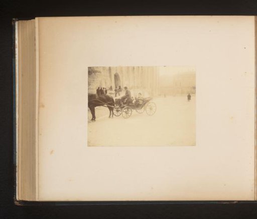 Man in a Carriage on the Street