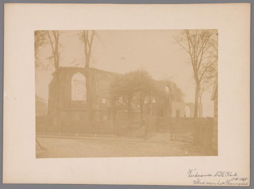 Reformed Church in Stad aan 't Haringvliet after the fire