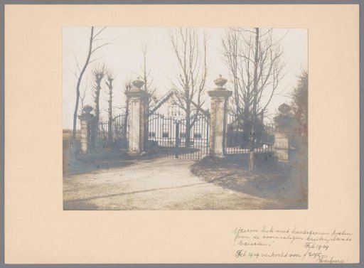 Iron Gate of the Estate Essesteijn in Voorburg