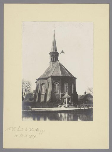 View of the Village Church at Woubrugge