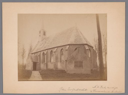 View of the Onderwegkerk or Pietermankerk at Zwijndrecht