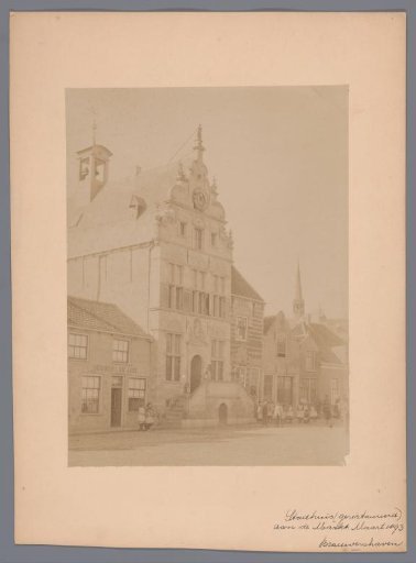 View of the Town Hall of Brouwershaven