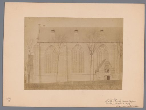 South Side of the Great or Saint Nicholas Church at Brouwershaven