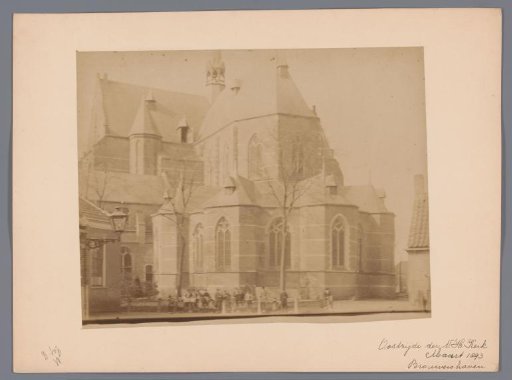 View of the Great or Saint Nicholas Church at Brouwershaven