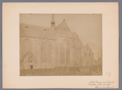 South Side of the Great or Saint Nicholas Church at Brouwershaven