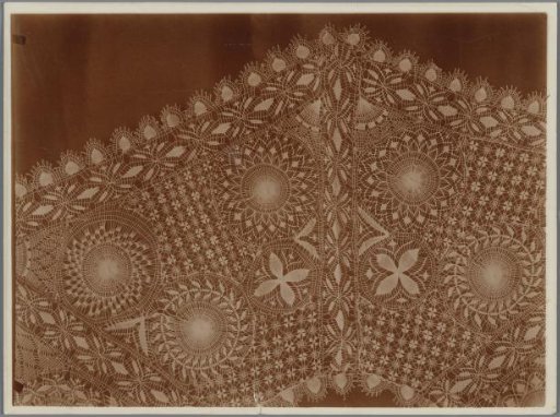 Detail of a Lace Cloth, Possibly a Collar