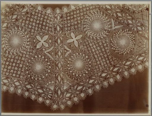 Detail of a Lace Cloth, Possibly a Collar