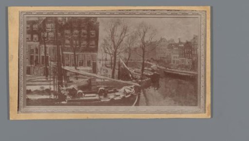 Photographic Reproduction of the Painting Winter in Amsterdam by G.H. Breitner
