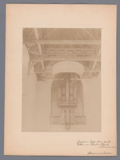 Organ of the Great or Saint Nicholas Church in Brouwershaven
