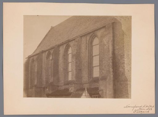 North side of the Reformed Church in Cadzand