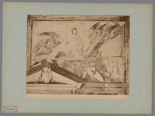 Photoreproduction of the fresco The Resurrection of Christ by Buonamico Buffalmacco in the Camposanto in Pisa, Italy