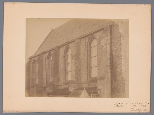 North side of the Reformed Church in Cadzand