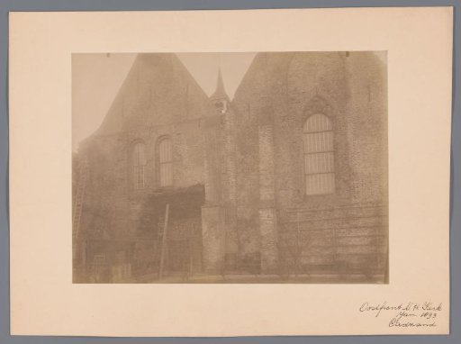 East side of the Reformed Church in Cadzand