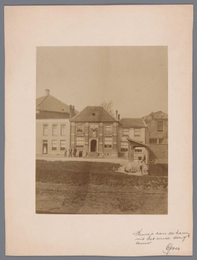 Houses at the harbor in Goes