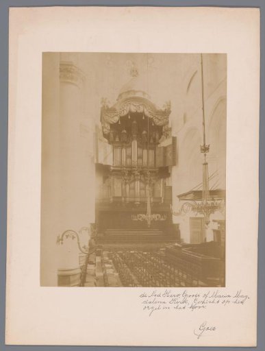 Organ in the Great or St. Mary Magdalene Church at Goes
