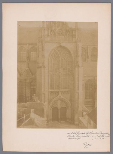 North side of the Great or St. Mary Magdalene Church at Goes