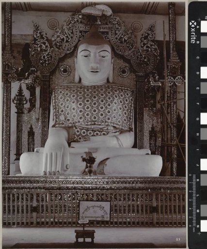 Buddha idol in the Kyautawgyi temple, Mandalay, Myanmar