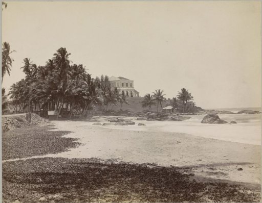 Beach with Hotel Mount Lavinia, near Colombo, Sri Lanka