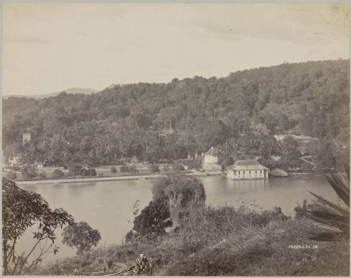 View of the Temple of the Tooth (Dalada Maligawa), Kandy, Sri Lanka