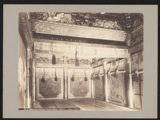 Phoenix Room of the Shogun in the temple of Shinto shrine, Nikko