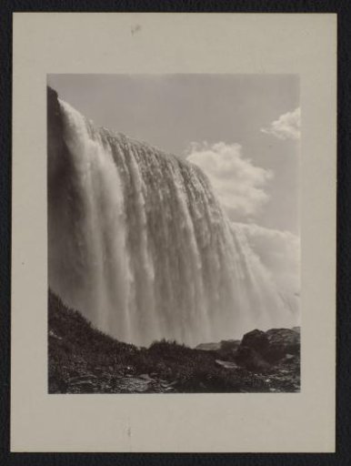 View of Niagara Falls from below, United States/Canada