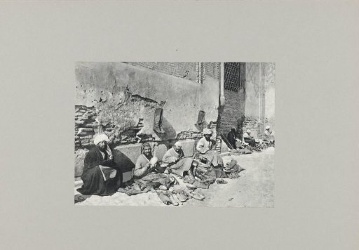 Turkic shoemakers on the street