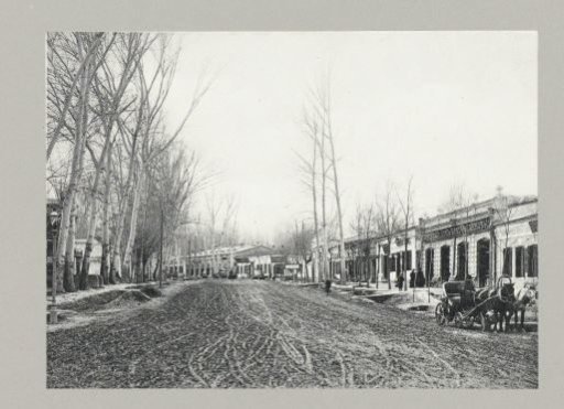 Street in the Russian quarter of Samarkand