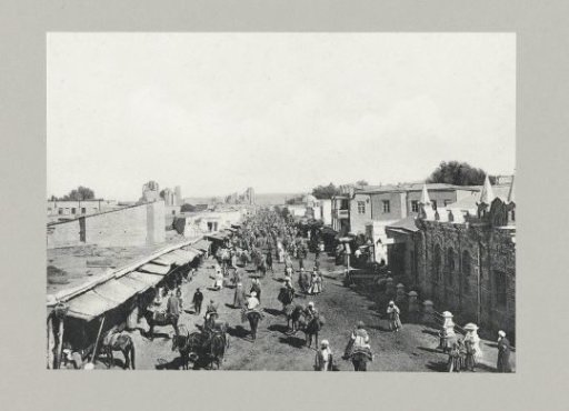 Main street of the quarter in Samarkand