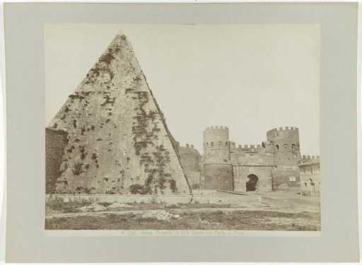 Pyramid of Gaius Cestius near the Porta San Paolo, Rome