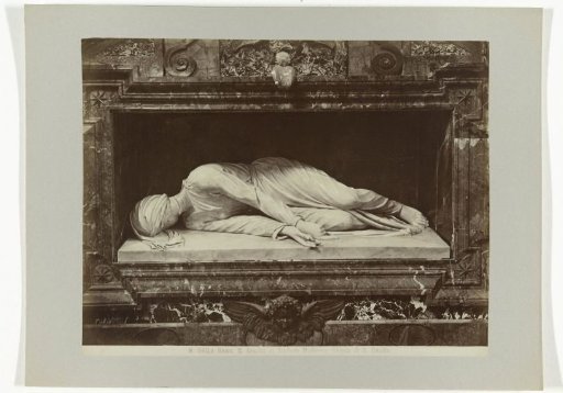 Sculpture of St. Cecilia in the Basilica of Santa Cecilia, Rome