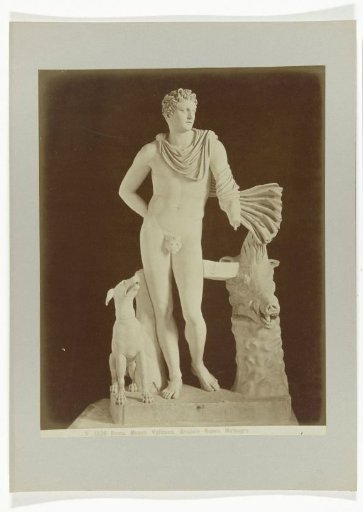 Sculpture of Meleager with a Dog and the Head of a Boar