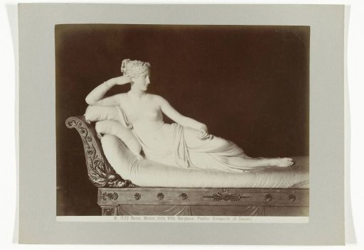 Sculpture of the Reclining Pauline Bonaparte