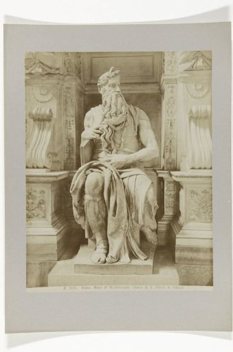 Sculpture of Moses in the church of San Pietro in Vincoli, Rome