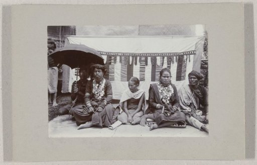 Traditional bridal couple on Sumatra