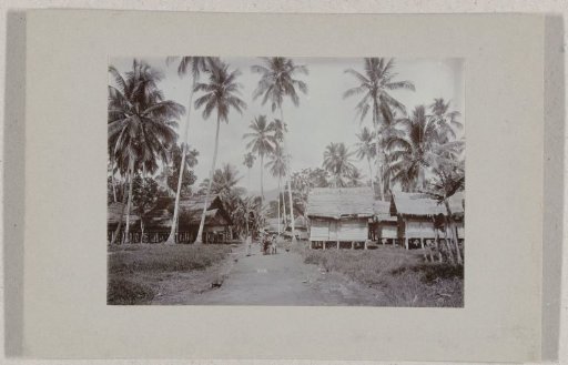Stilt houses in a kampong on Sumatra