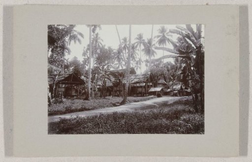 Stilt houses in a kampong on Sumatra