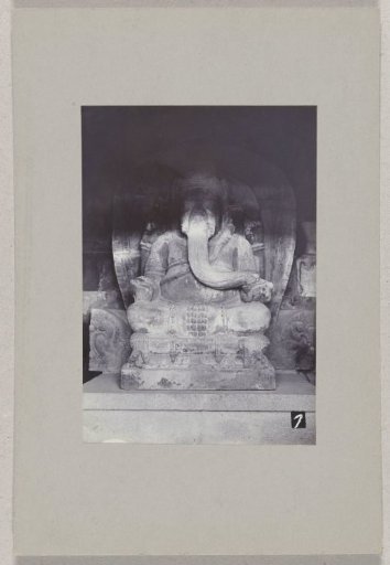 Image in a niche of a temple of Prambanan near Yogyakarta