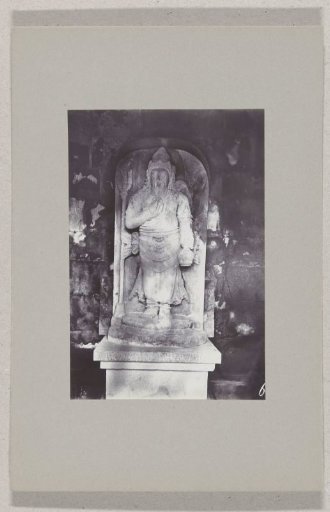 Image in a niche of a temple of Prambanan near Yogyakarta